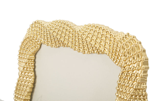 Mauro Ferretti Cornice Bead Gold cm 20x2x25,3 (Misura Interna cm 15x20)