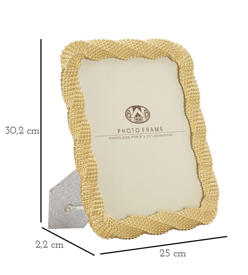 Mauro Ferretti Cornice Bead Gold cm 25x2,2x30,2 (Misura Interna cm 20x25)