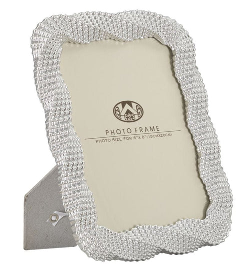 Mauro Ferretti Cornice Bead Silver cm 20x2x25,3 (Misura Interna cm 15x20)