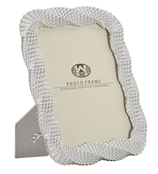 Mauro Ferretti Cornice Bead Silver cm 20x2x25,3 (Misura Interna cm 15x20)