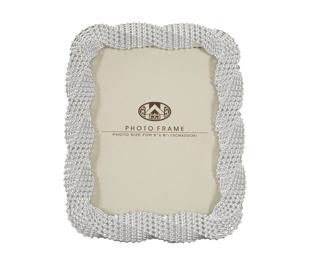 Mauro Ferretti Cornice Bead Silver cm 20x2x25,3 (Misura Interna cm 15x20)