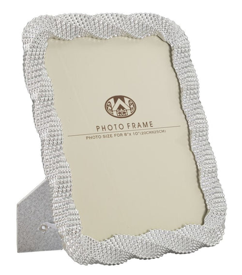 Mauro Ferretti Cornice Bead Silver cm 25x2,2x30,2 (Misura Interna cm 20x25)