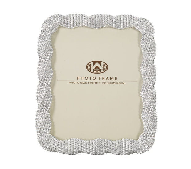 Mauro Ferretti Cornice Bead Silver cm 25x2,2x30,2 (Misura Interna cm 20x25)