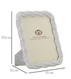 Mauro Ferretti Cornice Bead Silver cm 25x2,2x30,2 (Misura Interna cm 20x25)