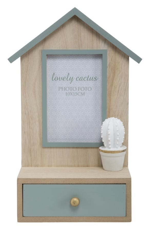 Mauro Ferretti Cornice Cactus C/Cassetto cm 20,5x8,5x31 (Misura Interna cm 10x15)