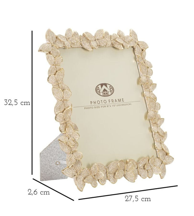 Mauro Ferretti Cornice Farfalle Glod cm 27,5x2,6x32,5 (Misura Interna cm 20x25)