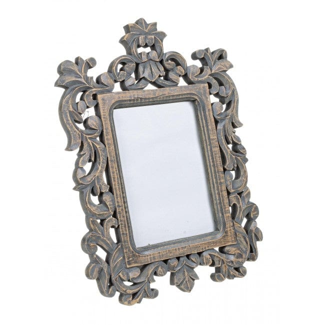Bizzotto Cornice foto Dalila Carving Grigio