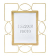 Mauro Ferretti Cornice Iron Glam U cm 24x15x28 (Misura Interna 15x20)