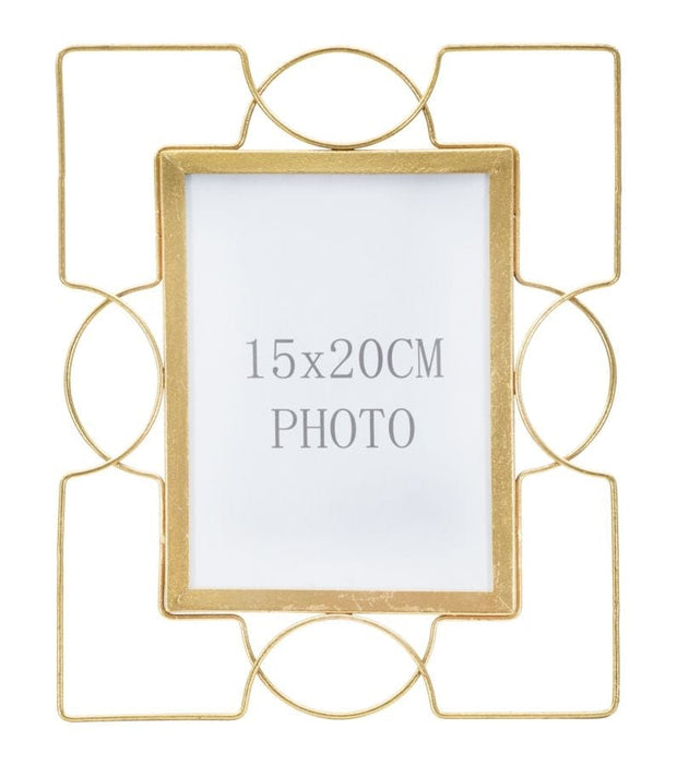 Mauro Ferretti Cornice Iron Glam U cm 24x15x28 (Misura Interna 15x20)