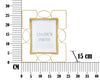 Mauro Ferretti Cornice Iron Glam U cm 24x15x28 (Misura Interna 15x20)