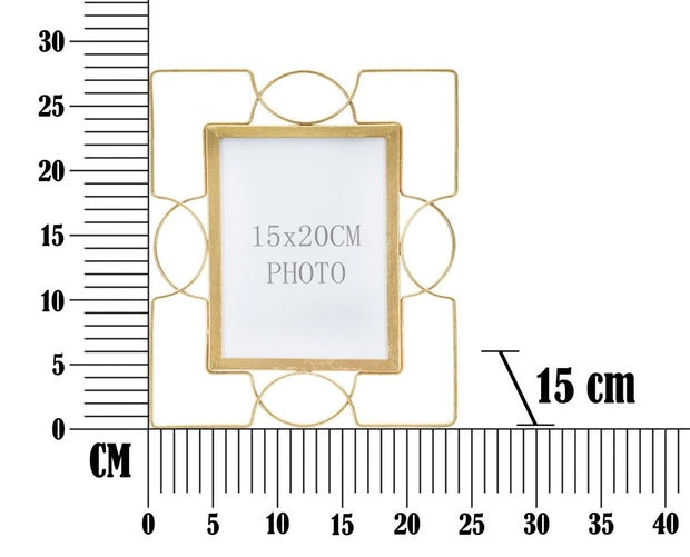 Mauro Ferretti Cornice Iron Glam U cm 24x15x28 (Misura Interna 15x20)