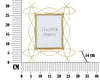 Mauro Ferretti Cornice Iron Glam x cm 29,5x14x32 (Misura Interna 15x20)