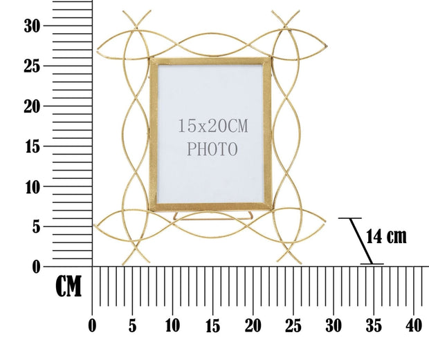 Mauro Ferretti Cornice Iron Glam x cm 29,5x14x32 (Misura Interna 15x20)