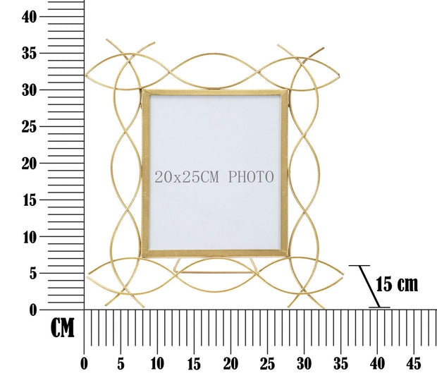 Mauro Ferretti Cornice Iron Glam x cm 35,5x15x37 (Misura Interna 20x25)