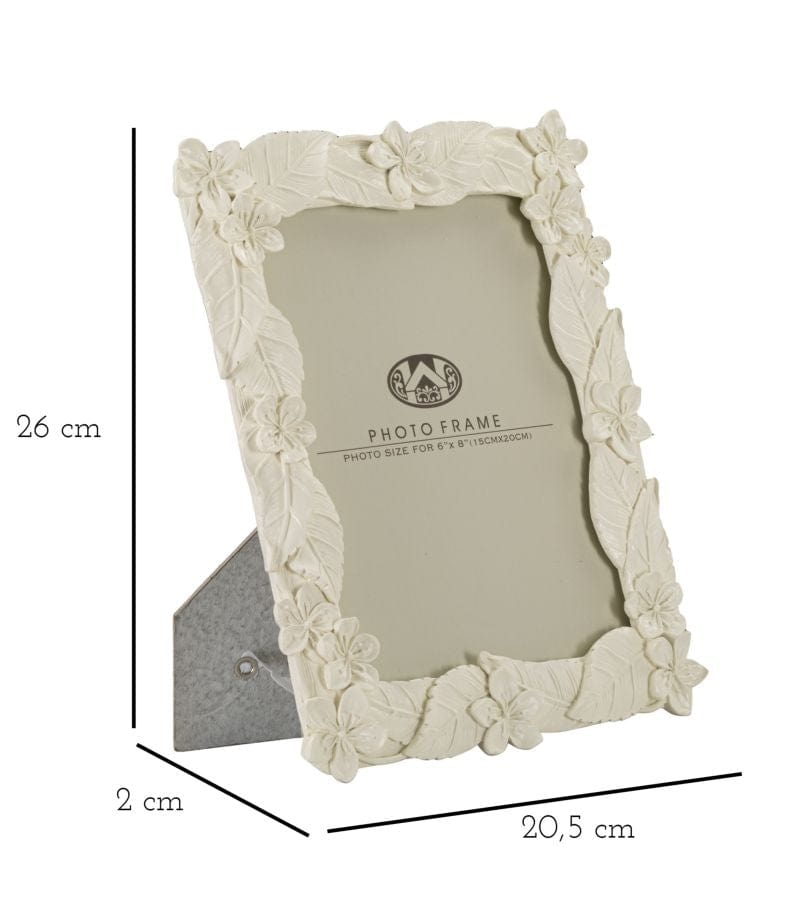 Mauro Ferretti Cornice Leaf Cream cm 20,5x2x26 (Misura Interna cm 15x20)