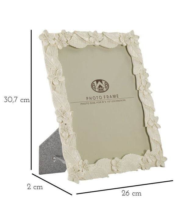 Cornice Leaf Cream cm 26x2x30,7 (Misura Interna cm 20x25) (5)