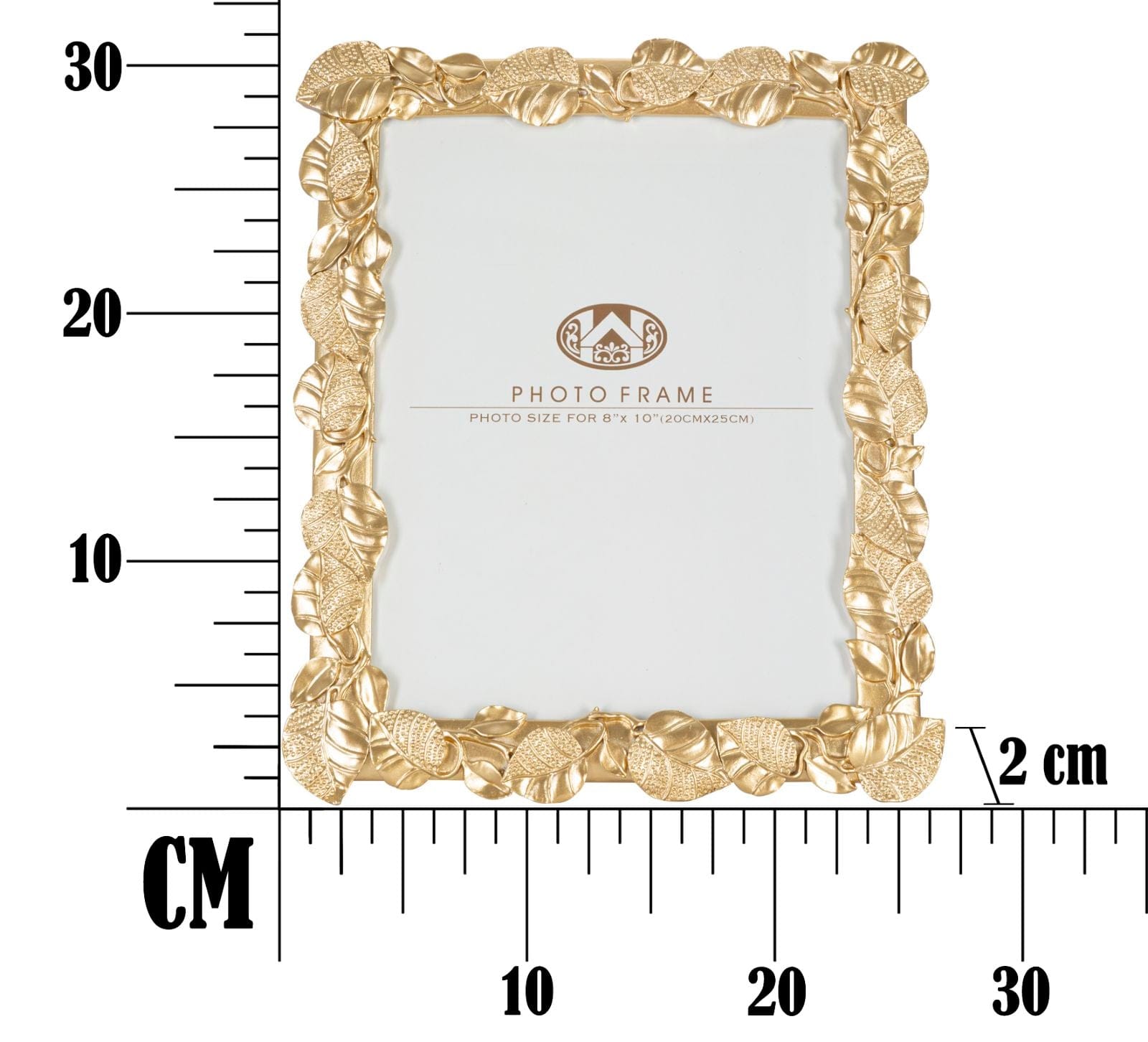 Mauro Ferretti Cornice Old Leaf cm 26x2x31 (Misura Interna cm 20x25)