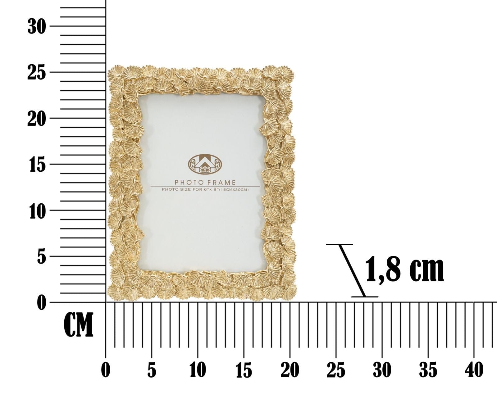 Mauro Ferretti Cornice Tame cm 20,2x1,8x25 (Misura Interna cm 15x20)