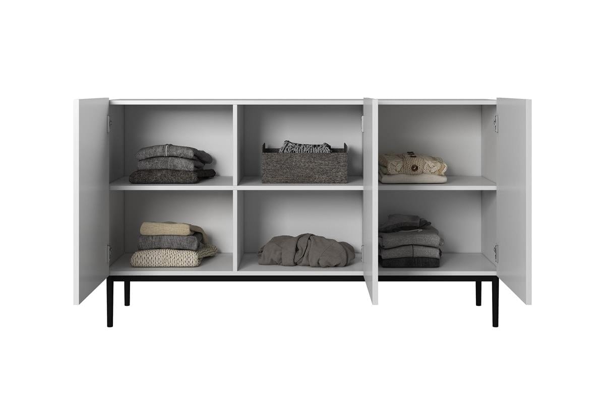 Bogart Credenza a 3 ante Nicole 150-3D Nero