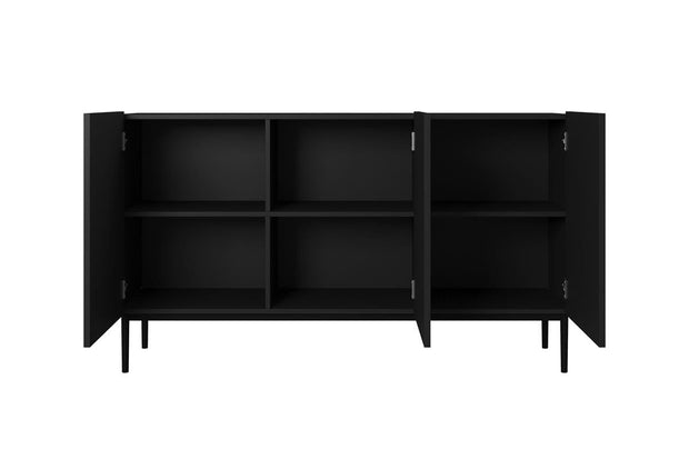 Bogart Credenza a 3 ante Nicole 150-3D Nero