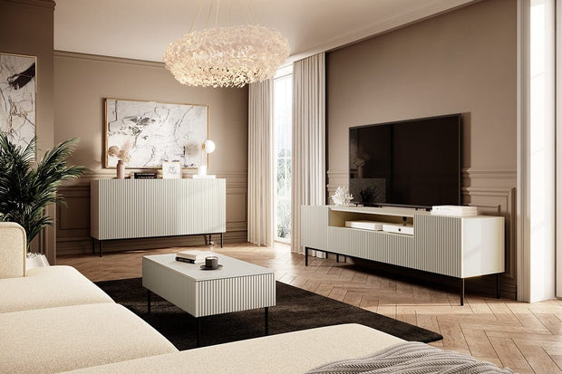 Bogart Credenza a 3 ante Nicole 150-3D Nero