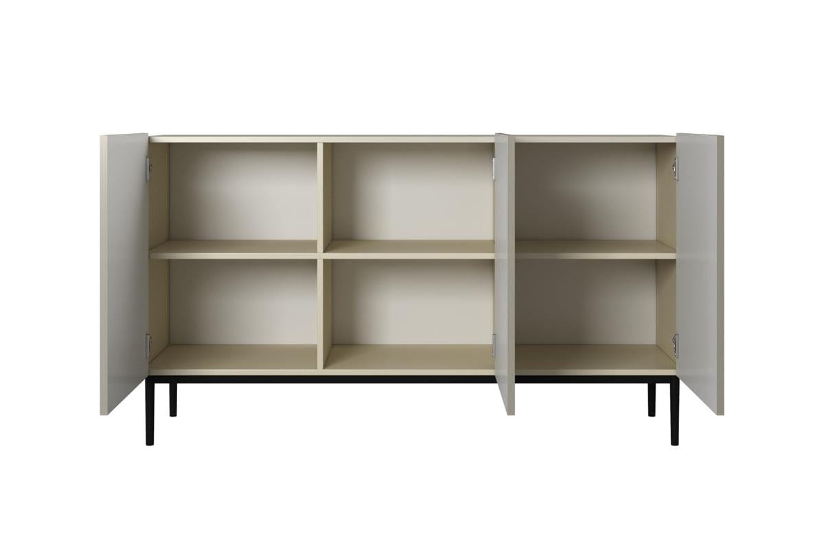 Bogart Credenza a 3 ante Nicole 150-3D Nero
