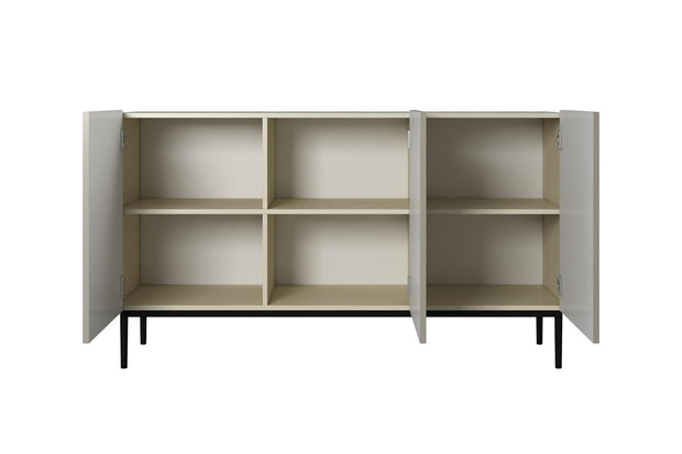 Bogart Credenza a 3 ante Nicole 150-3D Nero