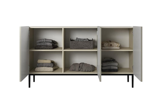 Bogart Credenza a 3 ante Nicole 150-3D Nero
