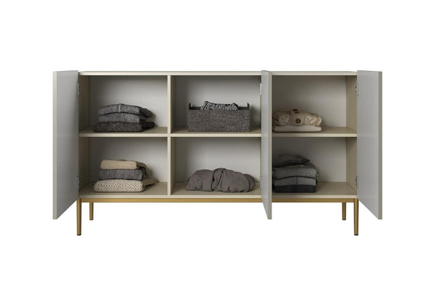 Bogart Credenza a 3 ante Nicole 150-3D Oro