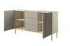 Bogart Credenza a 3 cassetti e 2 ante Nicole 150-2D3SZ Oro