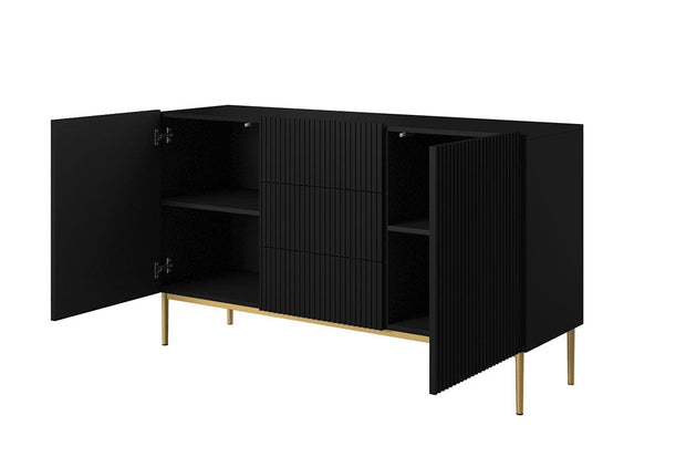 Bogart Credenza a 3 cassetti e 2 ante Nicole 150-2D3SZ Oro