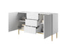 Bogart Credenza a 3 cassetti e 2 ante Nicole 150-2D3SZ Oro