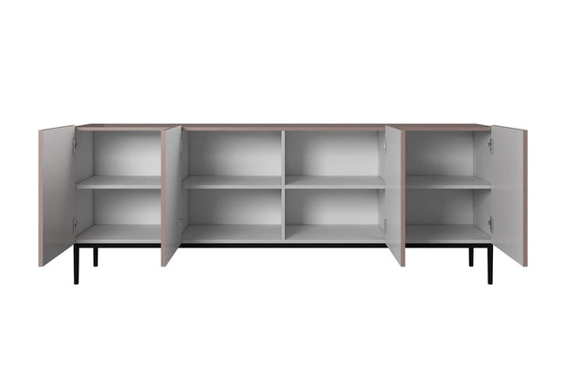 Bogart Credenza a 4 ante Nicole 200-4D Nero