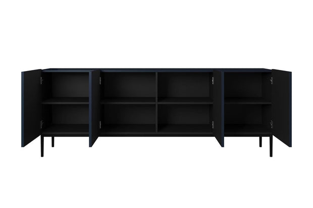 Credenza a 4 ante Nicole 200-4D Nero (12)