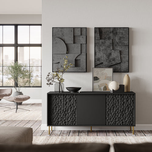 Halmar Credenza Bullet Nero
