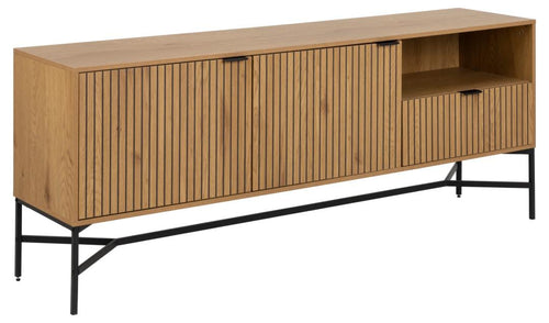 Actona Credenza con 1 cassetto e 2 ante Jaipur Nero