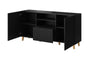 Halmar Credenza con 1 cassetto e 2 ante Pafos Nero