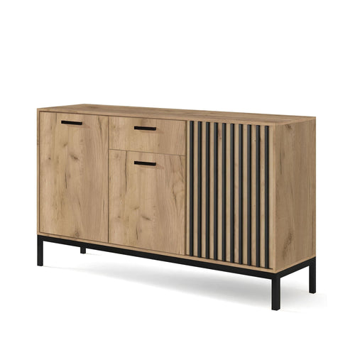 Halmar Credenza con 1 cassetto e 3 ante Lamino Quercia