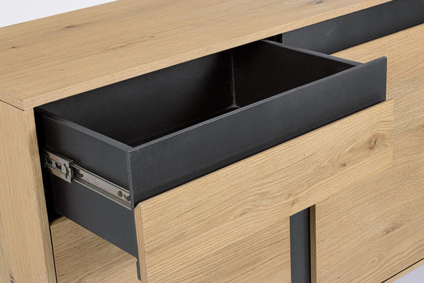 Bizzotto Credenza con 1 cassetto e 3 ante Stanwood Naturale