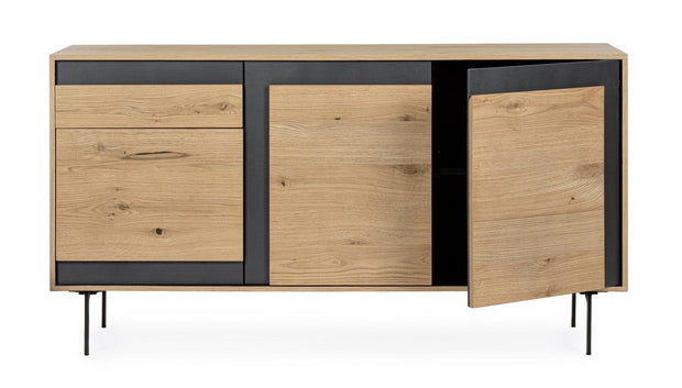 Bizzotto Credenza con 1 cassetto e 3 ante Stanwood Naturale