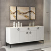 Asir Credenza con 1 cassetto e 4 ante Moon Bianco
