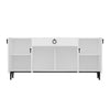 Asir Credenza con 1 cassetto e 4 ante Moon Bianco