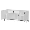 Asir Credenza con 1 cassetto e 4 ante Moon Bianco