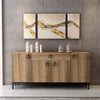 Asir Credenza con 1 cassetto e 4 ante Moon Noce