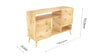 Asir Credenza con 2 ante Dazel 055 Naturale