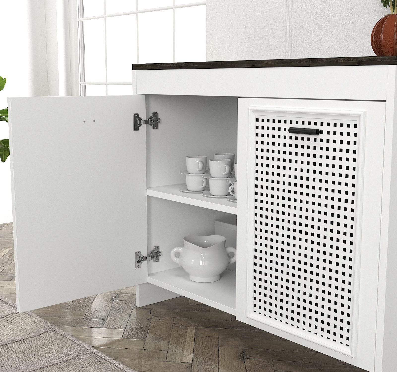 Asir Credenza con 2 ante Done 90 Marrone