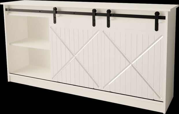 Halmar Credenza con 2 ante Granero Bianco