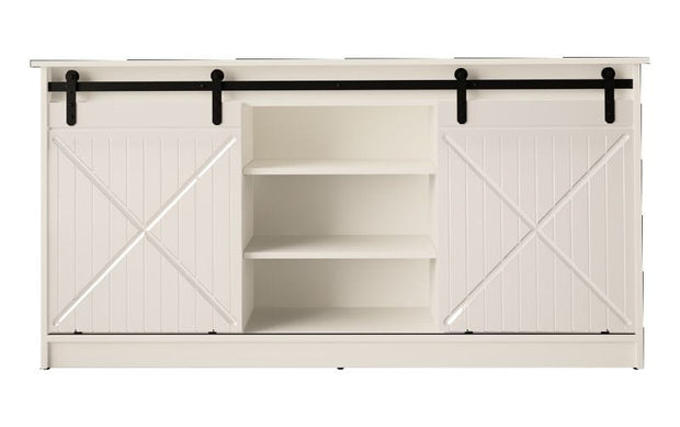 Halmar Credenza con 2 ante Granero Bianco