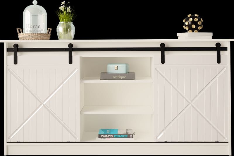 Halmar Credenza con 2 ante Granero Bianco