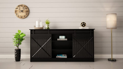Halmar Credenza con 2 ante Granero Nero
